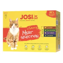 JosiCat Multipack Sauce Meat konservuotas pašaras katėms 4x12x85 g