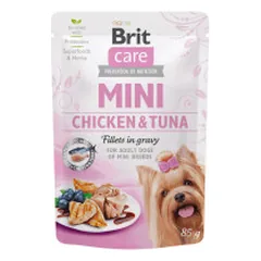 Brit Care Mini konservai su vištienos ir tuno file mažų veislių šunims