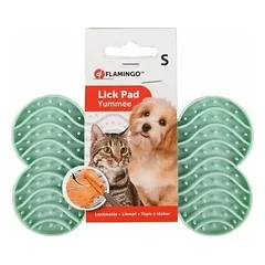 Flamingo LICK PAD YUMMEE SILICONE BONE MINT GREEN S 15CM