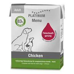 Platinum Menu paštetas šunims su vištiena, 90 g nuotrauka