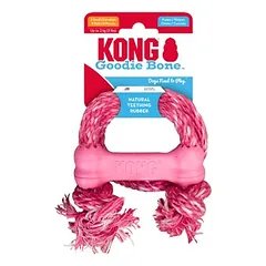 KONG Puppy Goodie Bone su virve žaislas šuniukams, Labai mažiems < 4 kg — 4 nuotrauka