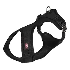TRIXIE Comfort Soft petnešos XXS-XS 28-40cm/15mm juodos