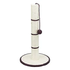 Trixie Scratching Post 50cm nagu draskyklė katėms ir kačiukams su sizalio stulpu ir pliušiniu pagrindu — 4 nuotrauka