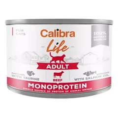 Calibra Life Cat Adult Beef drėgnas maistas katėms, 200 g