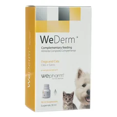 WeDerm Oral pašaro papildas odos funkcijai šunims ir katėms 30ml