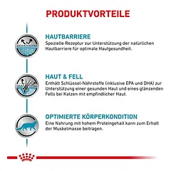 Royal Canin Veterinary Feline Skin & Coat sausas maistas katėms — 4 nuotrauka