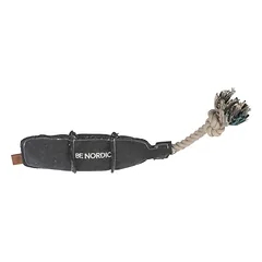 Trixie Be Nordic Bottle On A Rope audinio žaislas šunims su virve, 37 cm