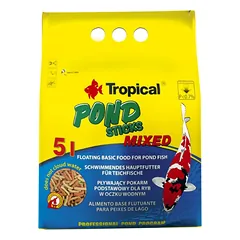 Tropical Pond Sticks Mixed pašaras tvenkinių žuvims lazdelėmis 5 l/400 g