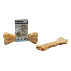 Beeztees skanėstai šunims kramtomasis kaulas iš elnio odos, Matmenys: 12 cm — 2 nuotrauka