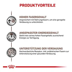 Royal Canin Veterinary Canine Gastrointestinal High Fiber Mousse drėgnas maistas šunims — 3 nuotrauka