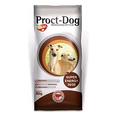 Sausas maistas šunims Proct-Dog Super Energy su jautiena, 20 kg
