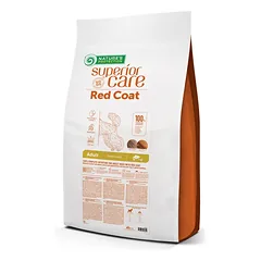 Nature's Protection Superior Care suaugusių, mažų veislių raudonkailių šunų sausas begrūdis pašaras su lašiša, 1,5 kg | 1 — 3 nuotrauka