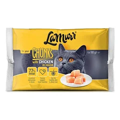 La Murr Chicken konservų rinkinys katėms padaže