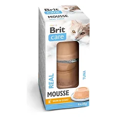 Brit Care Mousse Real Tuna skanėstai katėms 150 g