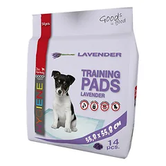 Dog Fantasy Training Pads Lavender sugeriantys padėkliukai šuniukams, 55,8×55,8 cm, 14 vnt. — 4 nuotrauka