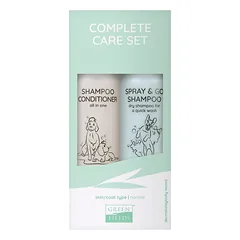 GREENFIELDS Complete Care Set kailio priežiūros rinkinys šunims, 2x250ml