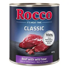 Rocco Classic bandomasis mišinys, drėgnas maistas šunims 6 x 800 g — 5 nuotrauka
