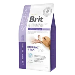 Brit Veterinary Diets Dog Gastrointestinal Small Breeds sausas pašaras šunims 2kg