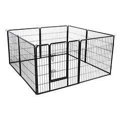 Šunų narvas Feandrea, iš 8 ploksčių 80 x 80 cm — 4 nuotrauka