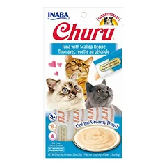Inaba Churu Cat Tuna With Scallops skanėstas katėms su tunu ir šukutėmis, 4×14 g