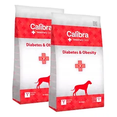 Calibra Veterinary Diets Dog Diabetes Obesity 2x2kg