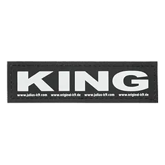 Julius - K9 King Patch 2 vnt. - Velcro lopai Julius K9 pakinktams