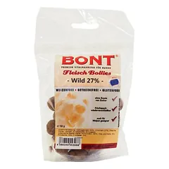 Bont mėsos kamuoliukai Fleisch-Bollies 150 g, skanėstai šunims — 5 nuotrauka