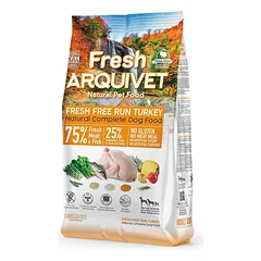 ARQUIVET Fresh Pusiau drėgnas kalakutienos ir vandenyno žuvų ėdalas šunims 2,5 kg photo