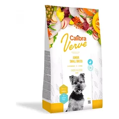 CALIBRA Dog Verve GF begrūdis sausas maistas mažų veislių jauniems šunims su vištiena ir antiena 6kg