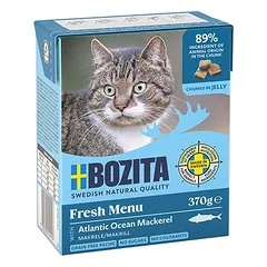 Bozita Tetra kąsneliai drebučiuose 6 x 370 g, drėgnas maistas katėms, Makrele — 5 nuotrauka