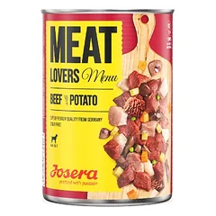 Josera Meat Lovers jautienos su bulvėmis konservai šunims 6 x 800g — 2 nuotrauka