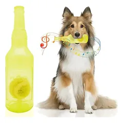 Pawffee geltonas kramtomasis žaislas šunims – 20 cm, tvirta guma dantų dygimui