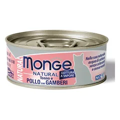 Monge Natural konservai su tunu, vištiena ir krevetėmis katėms
