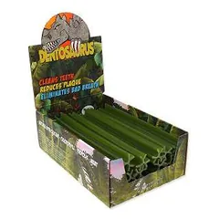 Šunų skanėstas – Mr. Dental demonstracinės dentozauro lazdelės su chlorofilu, ilgis 21 cm, 20 vnt.