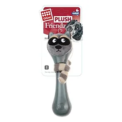Žaislas šunims GiGwi Plush Friendz guminis meškėnas su šaliku — 5 nuotrauka