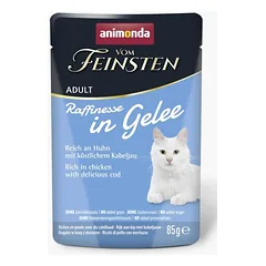 ANIMONDA Vom Feinsten Raffinesse vištiena su menke želė 85 g