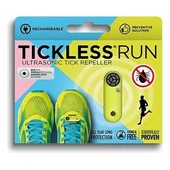 Tickless Run ultragarsinis blusų repelentas žmonėms, žalias