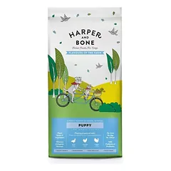 Harper and Bone Flavours Farm sausas maistas šuniukams, 2kg