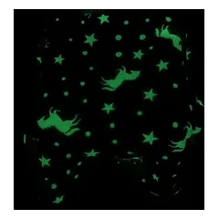 TIAKI minkštas pledas Glowing Unicorns, L 100 x B 70 cm — 3 nuotrauka