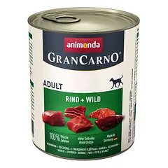 Animonda Grancarno konservai šunims su jautiena ir žveriena 6 x 800g