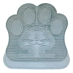Duvo+ Katzenstreu Matte Gummi grau