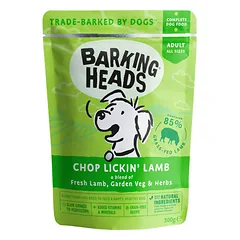 BARKING HEADS Chop Lickin' Lamb konservai šunims su ėriena, 300g photo