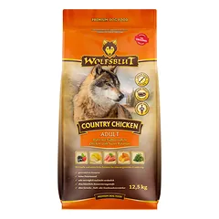 WOLFSBLUT Country Chicken Adult sausas maistas suaugusiems šunims su vištiena ir batatais, 12,5 kg