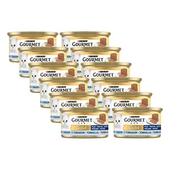 Purina Gourmet Gold putėsiai su tunu 12x85g