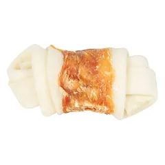 Trixie Knotted Chewing Bones With Chicken kaulai šunims iš jautienos žaliavinės odos su vištiena, 5 cm, 5 vnt./70 g — 2 nuotrauka