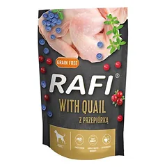 RAFI su putpelėmis, mėlynėmis ir spanguolėmis šunims 500 g
