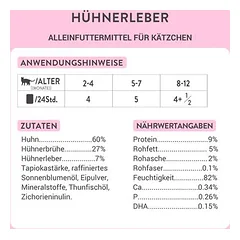 Schesir Baby Mousse drėgnas maistas katėms 12 x 70 g — 3 nuotrauka
