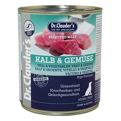 Dr. Clauders Veal & Vegetables šlapias maistas šunims, 800 g parduotuvėje vetprekes.lt