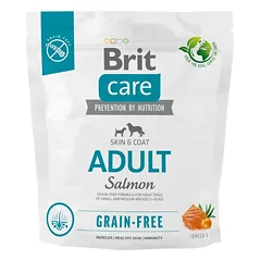 BRIT Care Grain-free Adult sausas maistas be grūdų su lašiša 1 kg