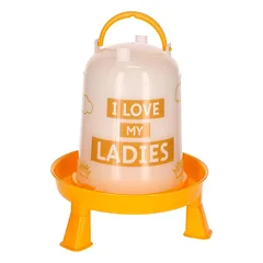 Naminių paukščių girdykla su stovu, 5 l, oranžinė, Kerbl